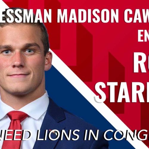 Congressman Madison Cawthorn Releases Ad Endorsing Robby Starbuck For Congress